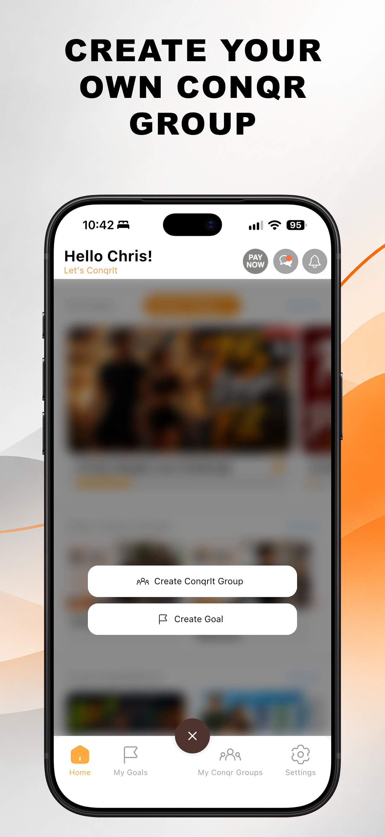 Create group step 1